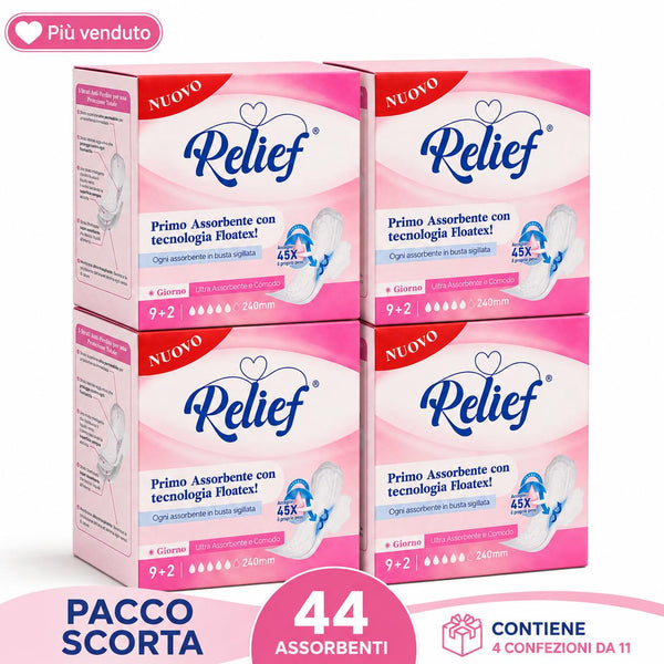 Assorbenti Giorno Relief (4 confezioni)