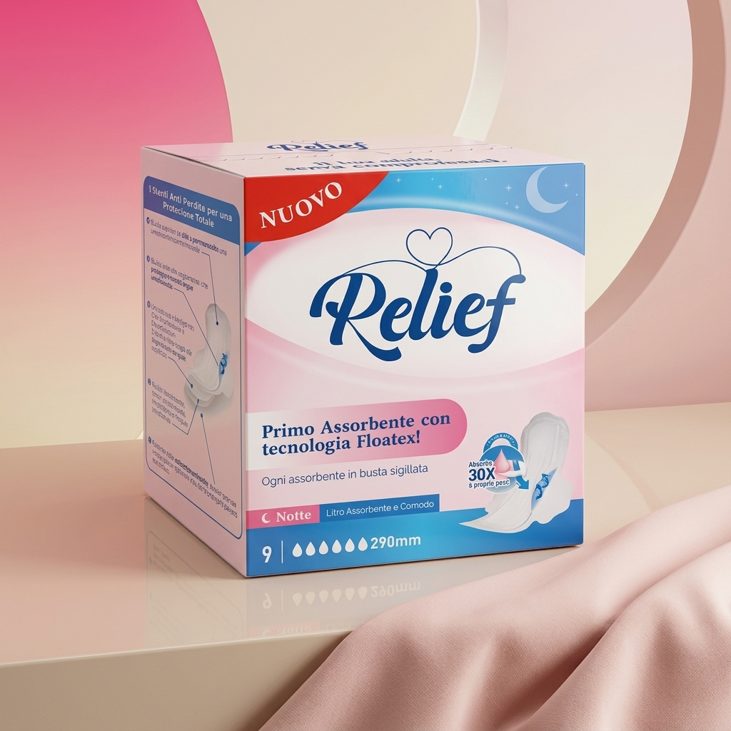 Assorbenti Notte Relief (9pz)