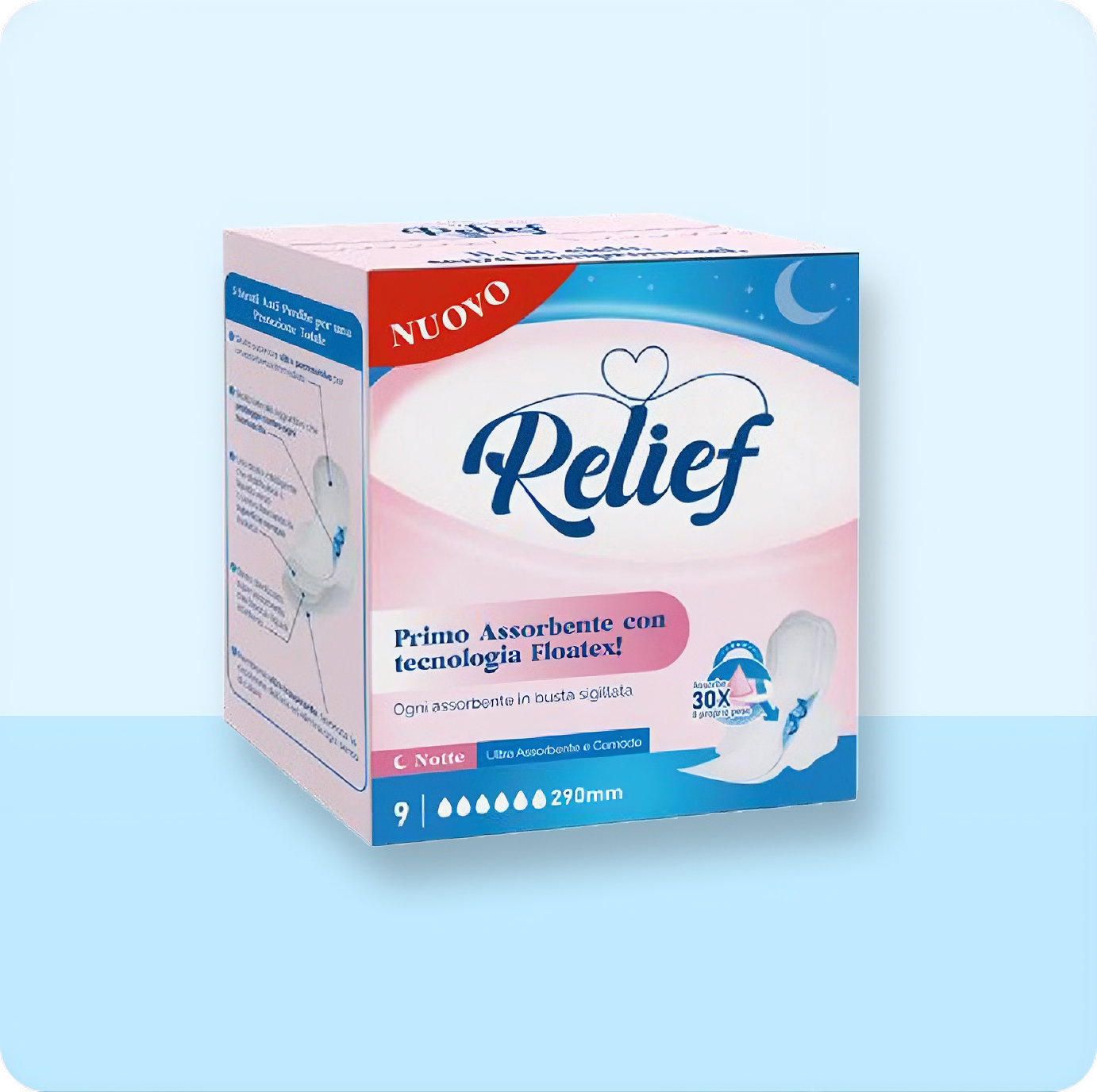 Assorbenti Notte Relief (9pz)